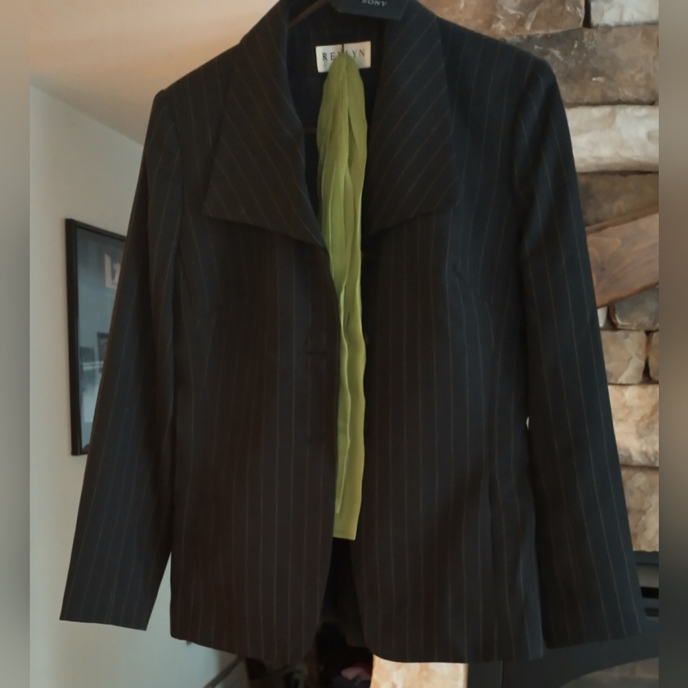 Renlyn Pinstriped Skirt Suit